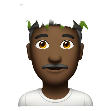 Man with pot on his head sticker