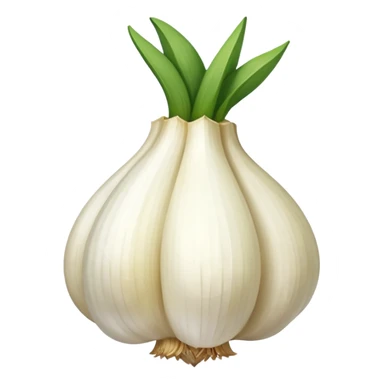 a clove of garlic sticker