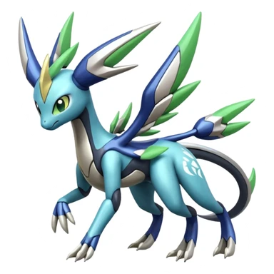 Meloetta-Zygarde-Cresselia-Palkia-Dialga-Electrike-Manectric-Fakémon-fusion, full body sticker