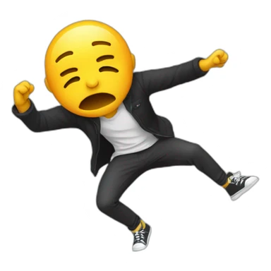 Personne qui fait le dab sticker