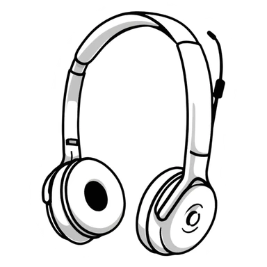 pink Apple headphones sticker