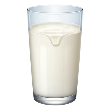 Glass of milk sticker