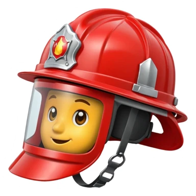 Casque de pompiers  sticker
