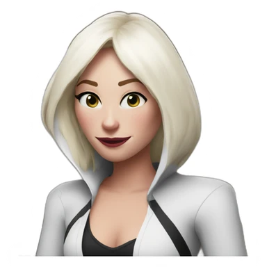 Spider Gwen in her suite sticker