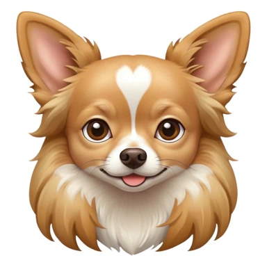 long-haired chihuahua  sticker