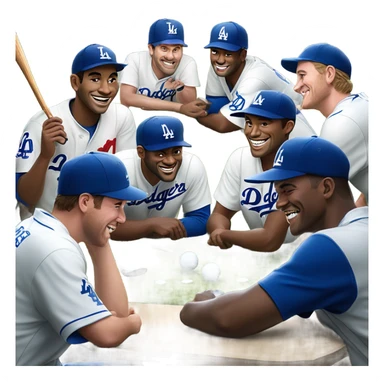Los Angeles Dodgers Chippin  sticker
