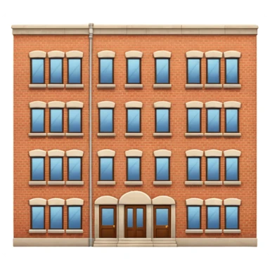 A apartment building sticker