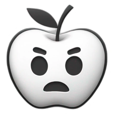Apple logo for free fire sticker