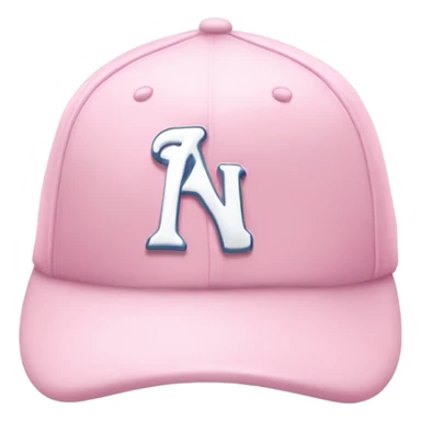 pastel pink mlb cap sticker