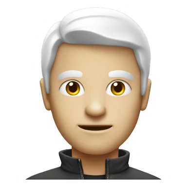 white head hacker sticker