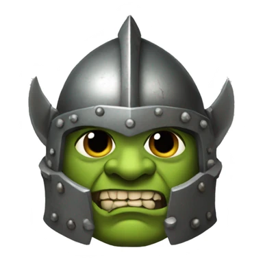 Knight orc armored  sticker