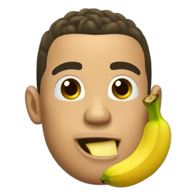 Ronaldo mange banane sticker