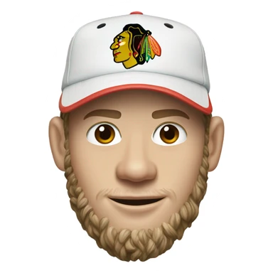 Jonathan Toews as beach bum sticker