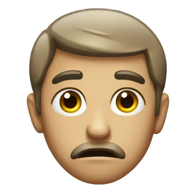 Disgusted side eye sticker