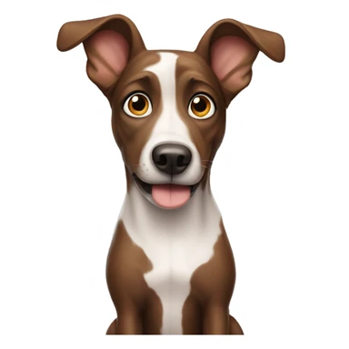 curious dog  sticker