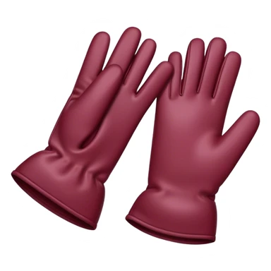 burgundy gloves sticker