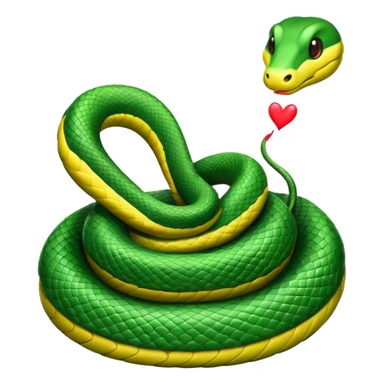 🐍+❤️  merge one emoji  sticker