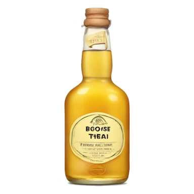 ginger,lemon and whiskey label  sticker