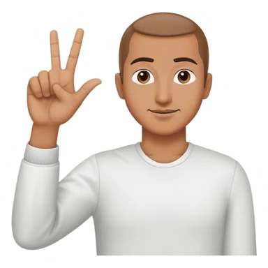 the turkish nah hand gesture sticker