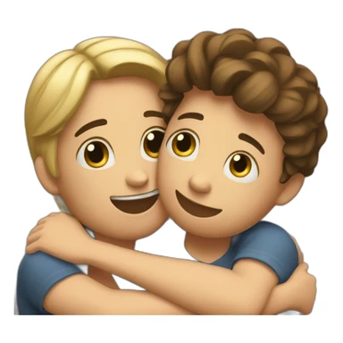 Best friend hug sticker