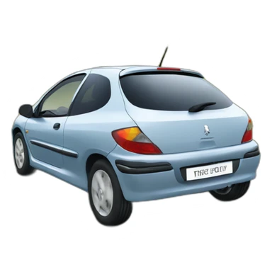 Peugeot 206 sticker