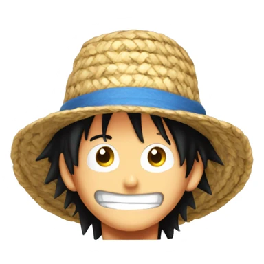 Luffy chapeau de paille  sticker