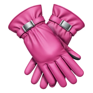 Gloves – pink sticker