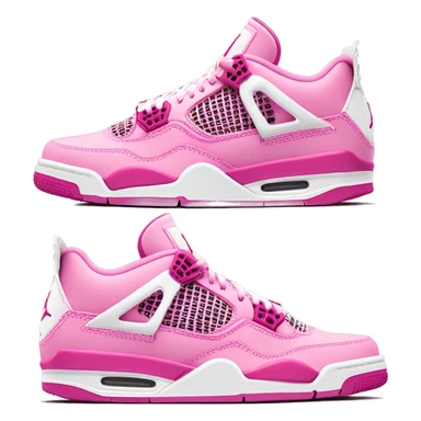 Jordan 4 pink sticker