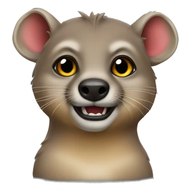 Fun hyrax sticker