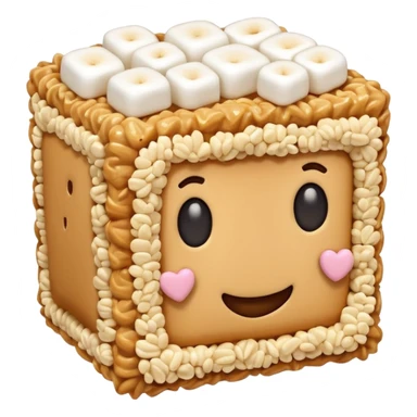 Rice krispy treat. sticker
