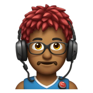 red eagle gamer sticker