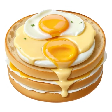 benedict egg sticker