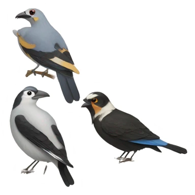 Book about birds sticker