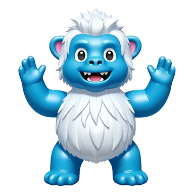 jeff koons yeti inflatable pinata sticker