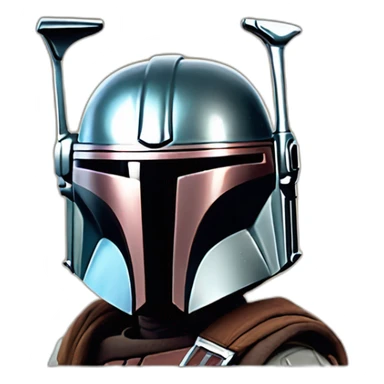 The Mandalorian, Pixar Style sticker