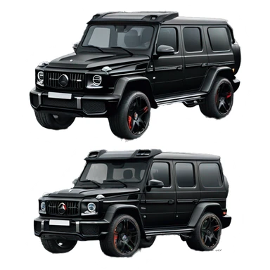 Brabus G63 bodykit black sticker