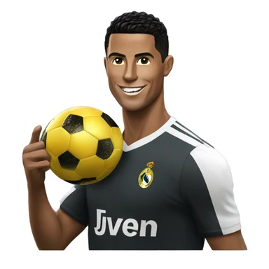 black cristiano ronaldo sticker
