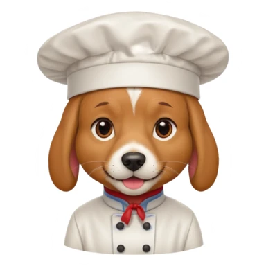 chef red dog sticker