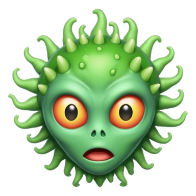 Un alíen con la cabeza explotando  sticker