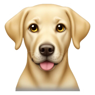 Chris yellow Labrador retriever sticker