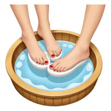 foot spa, pedicure sticker