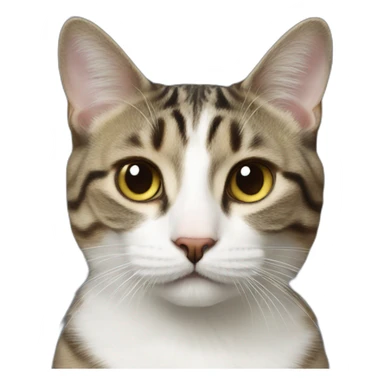 a photo of cat sticker
