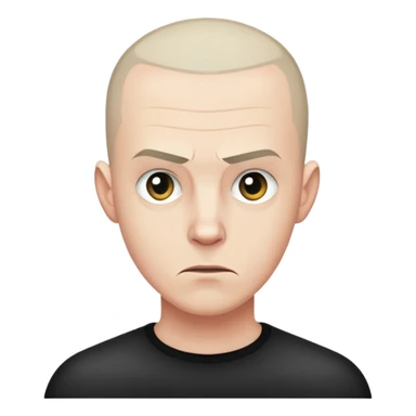 Amycus Carrow in harry potter, a man thin, classic buzz cut hair, look evil sticker