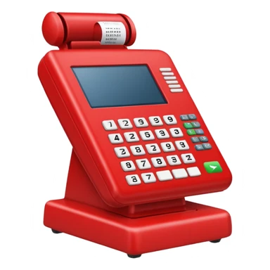 red pos terminal sticker