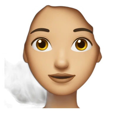 pretty-brunette-woman sticker