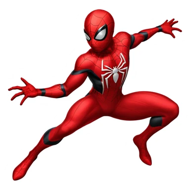 black spider-man sticker