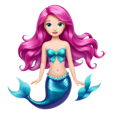 barbie merliah summers in her mermaid form sticker