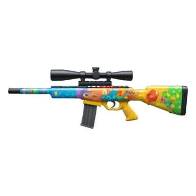 Toy sniper rifle  sticker