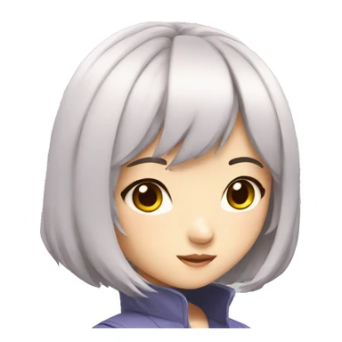 asian anime girl sticker