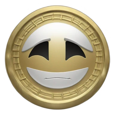 Crypto coin sticker